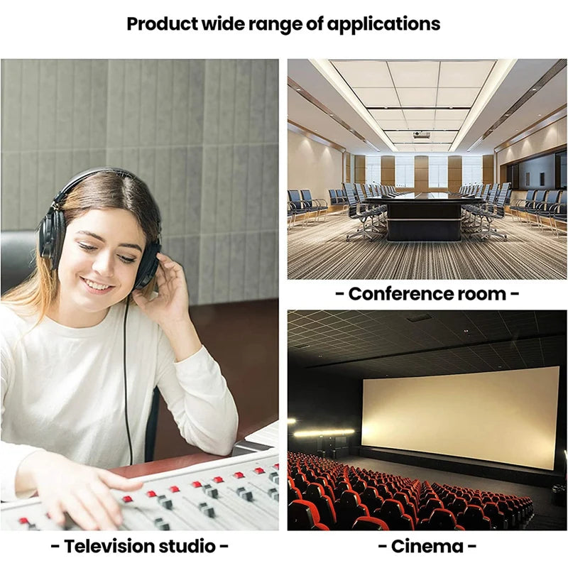 24 Pcs Sound-Absorbing Panels